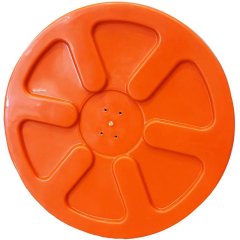 Зеркало дорожное сферическое, уличное 600 мм, с козырьком  Turbosky