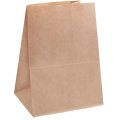 Пакет бумажный 180х120х290 мм, 50 гр/м2, прям.дно,крафт, 1000 шт/уп