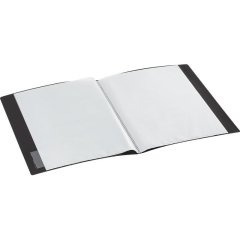 Папка файловая Комус 20 т.-синяя, с карманом для CD/визитки