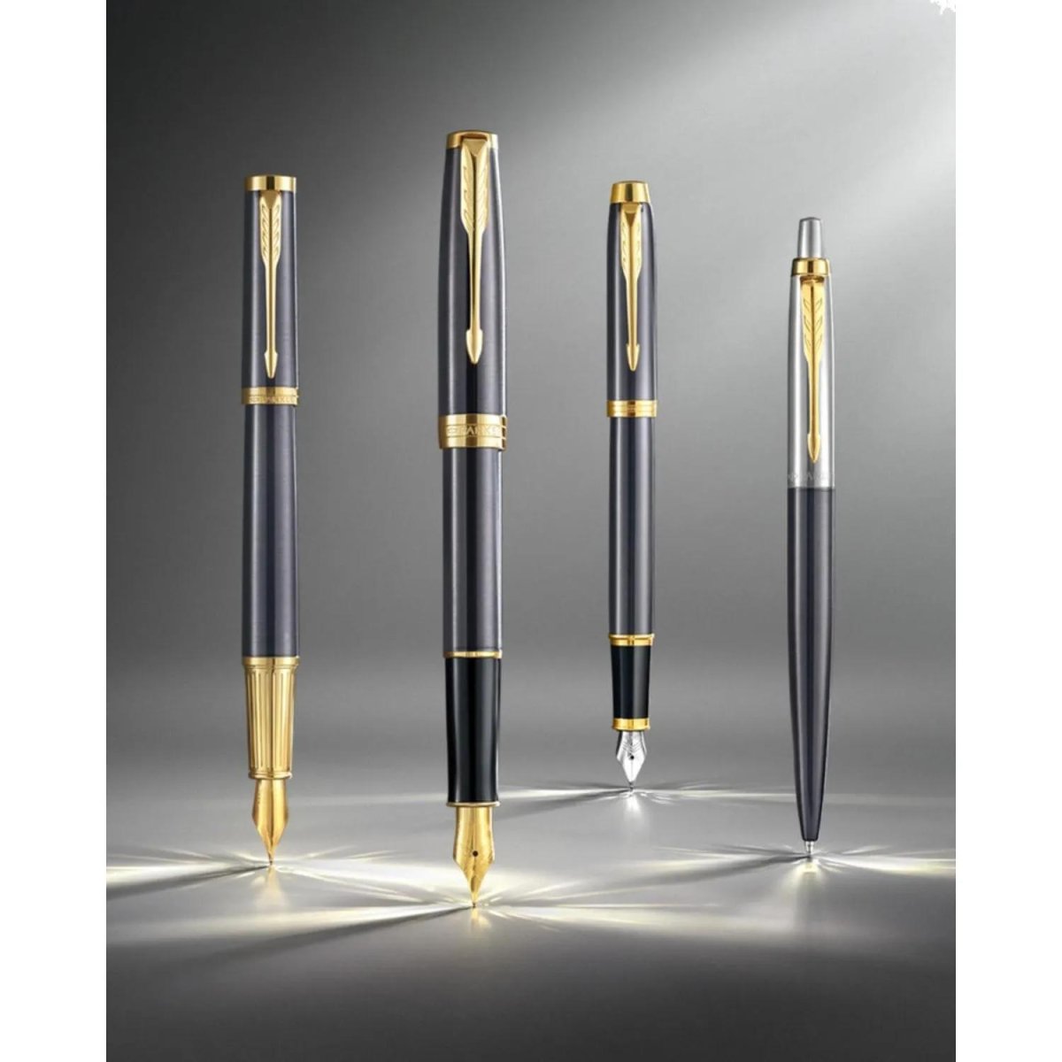 Роллер Parker IM Grey GT 0,5мм, черный, подарочная коробка, 2213778