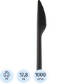 Нож однораз.столовый ПП 178,5мм, черн., 1000шт/кор (4031Ч)
