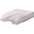 Лоток горизонтальный для бумаг Комус Русская Серия дымчатый