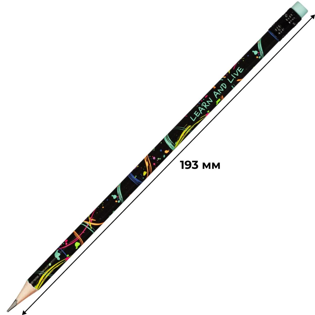 Карандаш Ч/Г Deli, Ennovation texture ,кругл ,2.2мм, ластик, EC045-HB