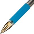 Ручка шариковая неавтом. Attache GOLDY TIP дш0,5мм лин0,3мм син, манж,прозр