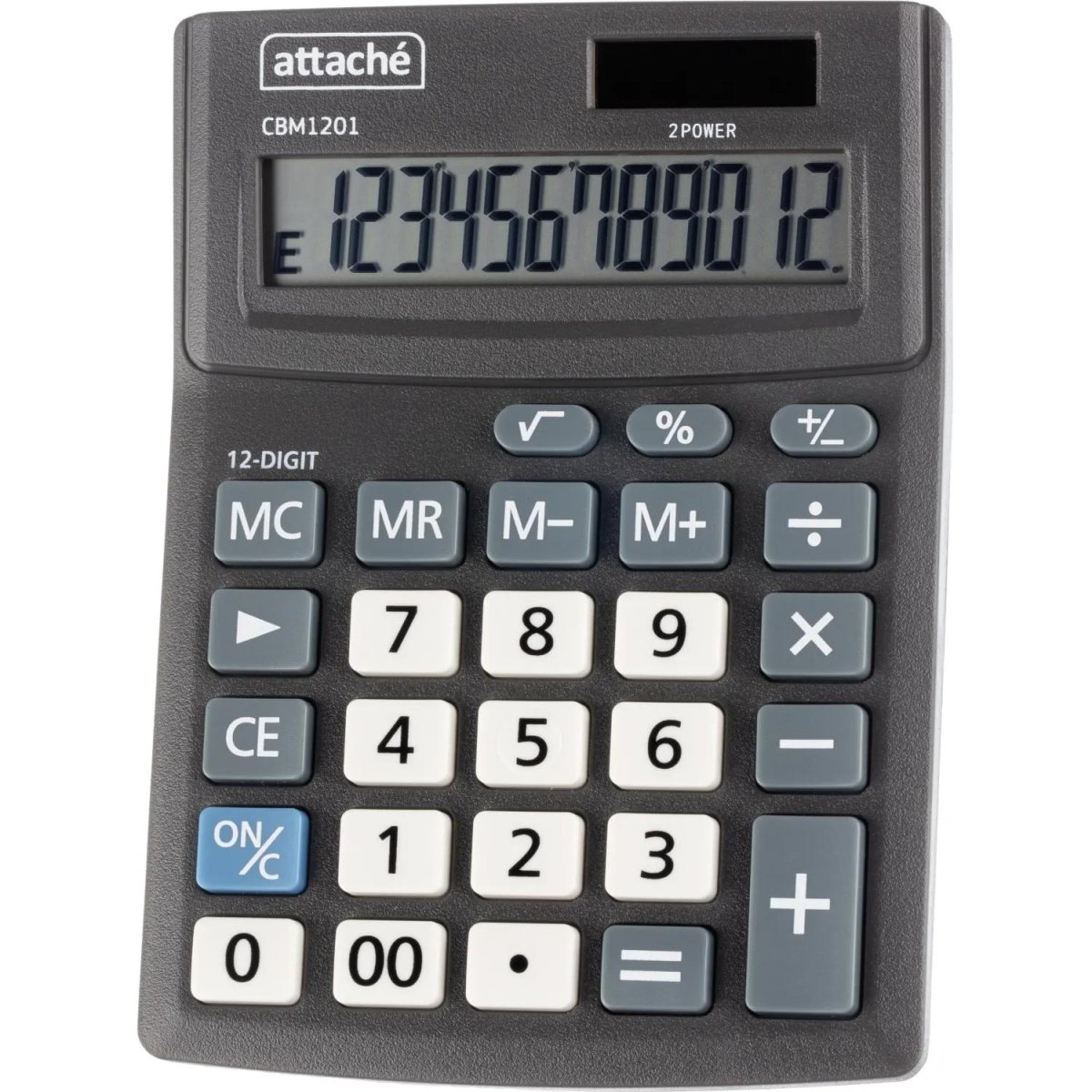 Калькулятор настольный Attache CBM1201-BK 12-разрядный черный 137x102x31 мм