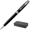 Ручка шариковая  PARKER SONNET MATT BLACK CT черный 0,8мм,шар1,0мм, 1931524