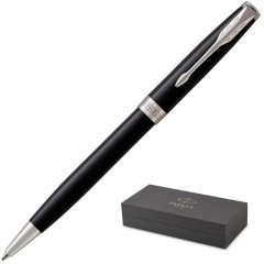 Ручка шариковая  PARKER SONNET MATT BLACK CT черный 0,8мм,шар1,0мм, 1931524