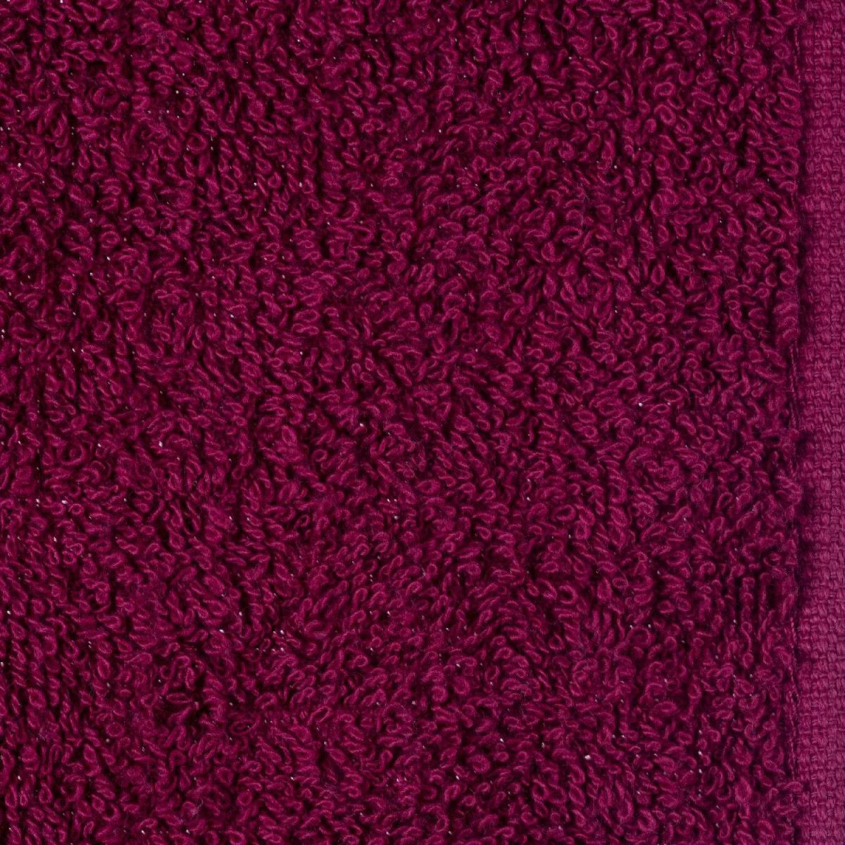 Набор полотенец махровых без бордюр 440 г/м2, 50х90 винный, 5шт