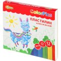 Пластилин классич Комус Класс (№1 School)ColorPics наб 12цв 240г,со стек