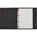 Бизнес-тетрадь А5 160л  ATTACHE, на кольцах,черный, обложка ПВХ