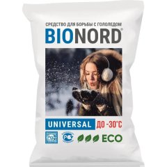 Реагент противогололёдный Bionord Universal мешок 23 кг до -30С