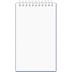 Блокнот 100х170 40л. Attache WATERPROOF-АНТИДОЖДЬ,мет.гребень,пласт.обл,син