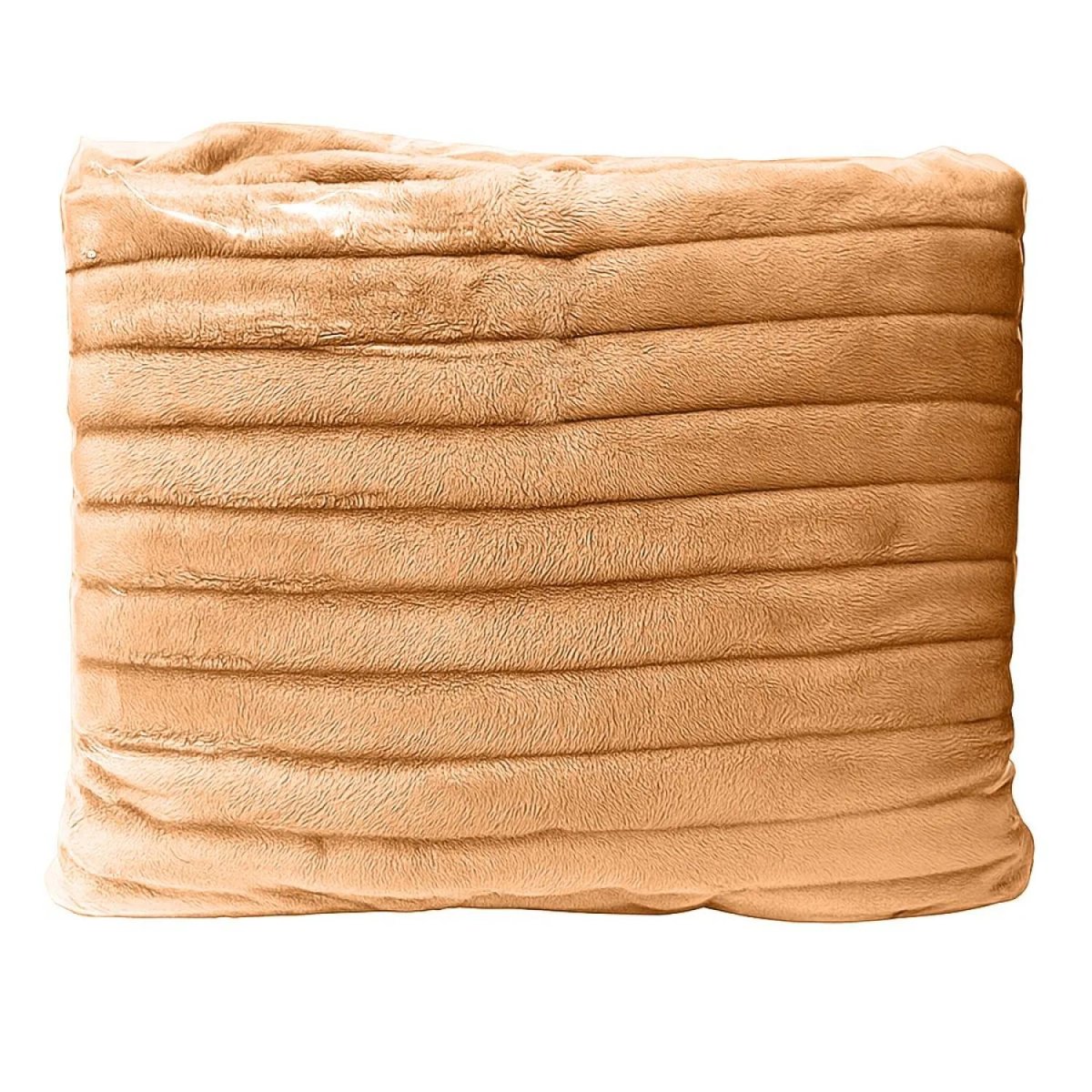 Покрывало 150х200 BRAVO Family велсофт Волна г/к №76 персиковый в пакете